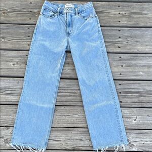 Abercrombie & Fitch Light Wash Straight Leg Jeans